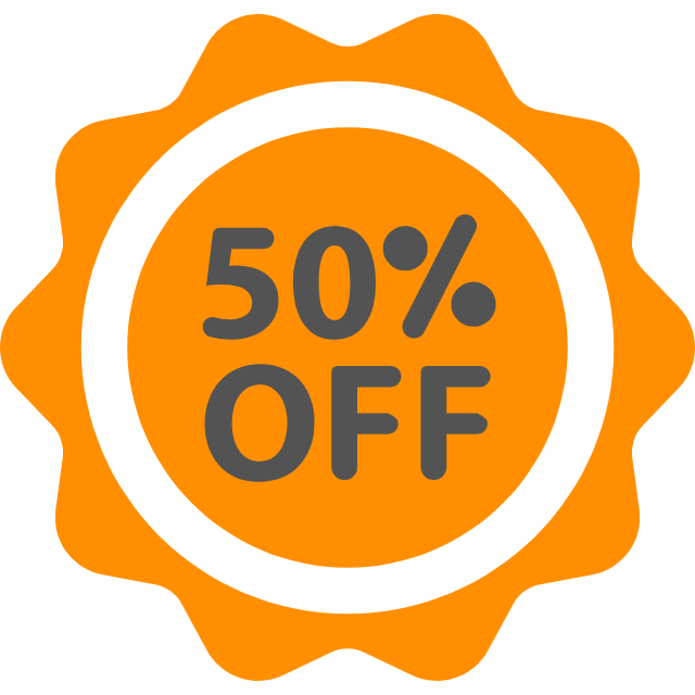 50 off